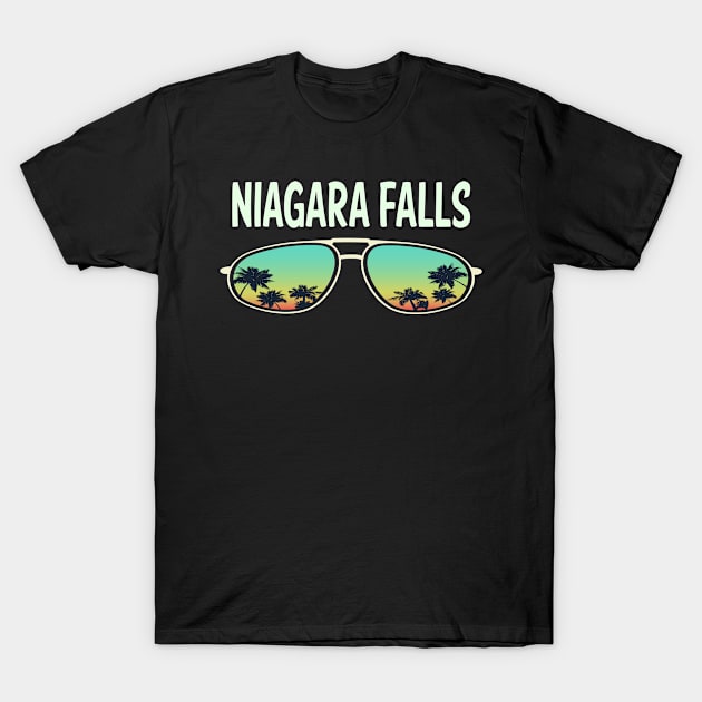 Nature Glasses Niagara Falls T-Shirt by rosenbaumquinton52